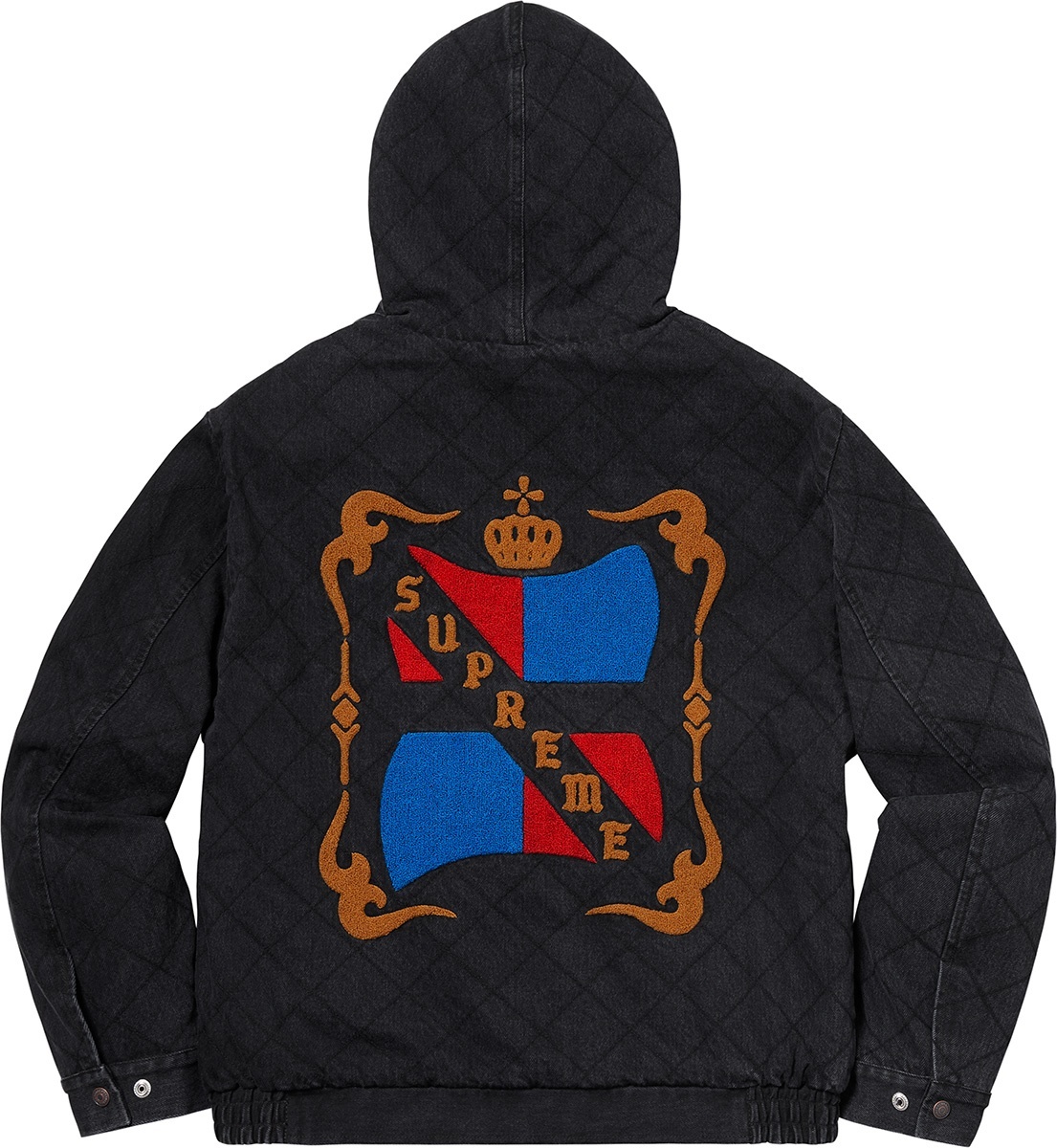 Quilted Denim Pilot Jacket view 9